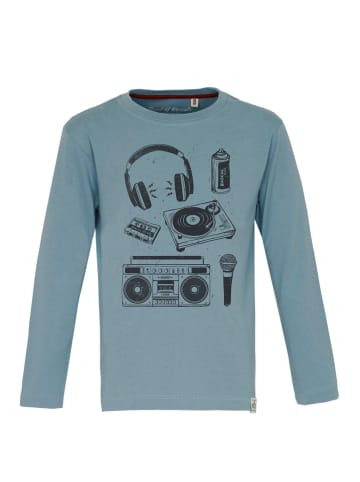 Band of Rascals Longsleeve " Hip Hop Hooray " in arctic-blue