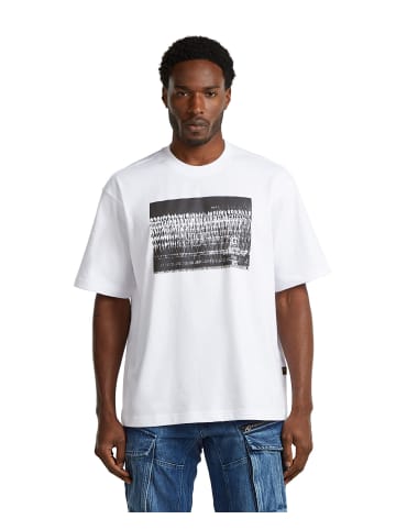 G-Star Raw Photo Print Loose T-Shirt white