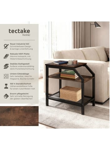 tectake Couchtisch Plymouth 36,5x58,5x59,5cm