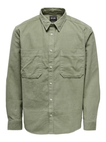 Only&Sons Langarmhemd in Seagrass