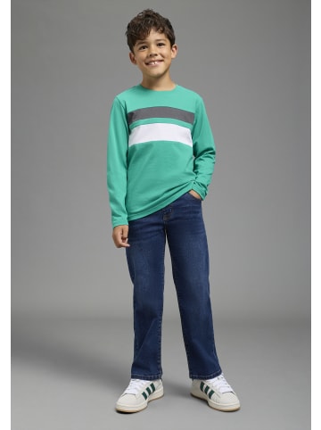 Scout Langarmshirt in anthrazit+bl