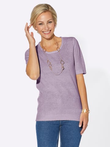 WITT WEIDEN Rundhalspullover in flieder