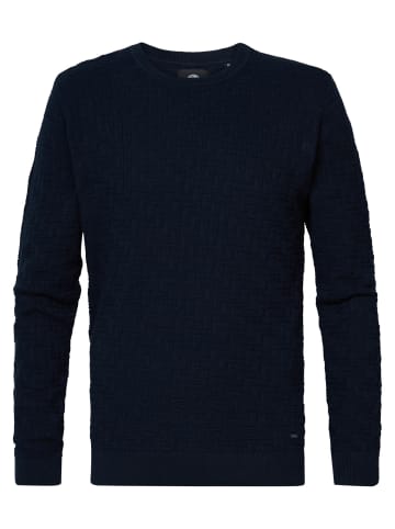 Petrol Industries Feinstrickpullover Gurnee in Blau