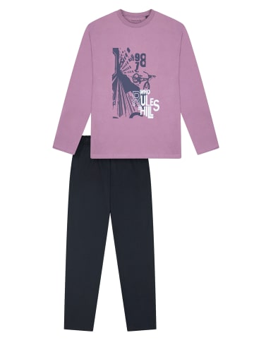 Schiesser Pyjama Nightwear in lila