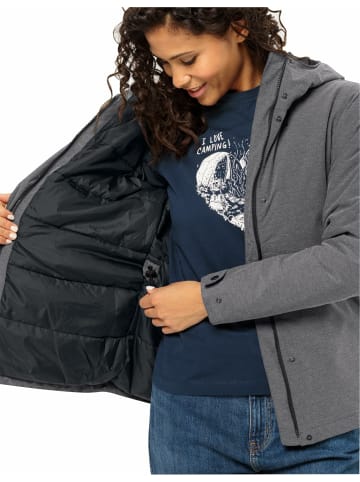 Jack Wolfskin Softshelljacke für Damen in schwarz
