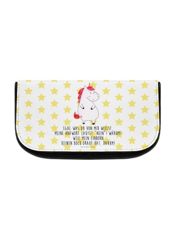 Mr. & Mrs. Panda Make-up Täschchen Einhorn Wut mit Spruch in Weiß