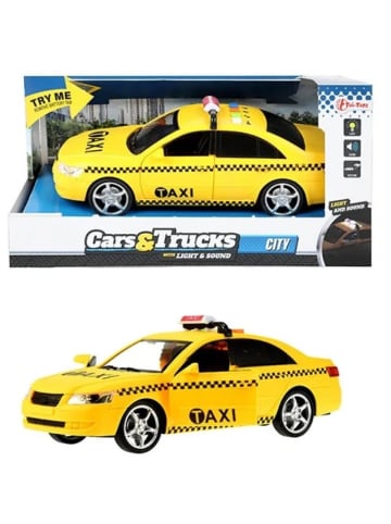 Toi-Toys Toi-toys Auto als Taxi mit Rückzug Licht und Sound 3 Jahre