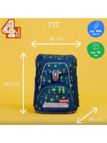 Step by Step FIT Schulranzen-Set Dino Targo 5-tlg. in grün
