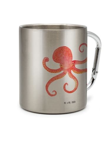 Mr. & Mrs. Panda Kaffeetasse Tintenfisch ohne Spruch in Silber