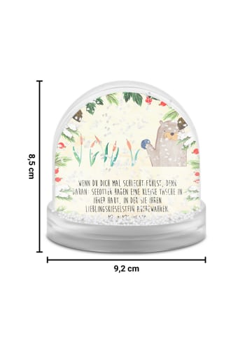 Mr. & Mrs. Panda Dekokugel Otter Stein mit Spruch in Naturpapier