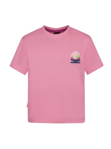 Trollkids T-Shirt Gryllefjord Panorama (GOTS) in candy pink/fresh berry