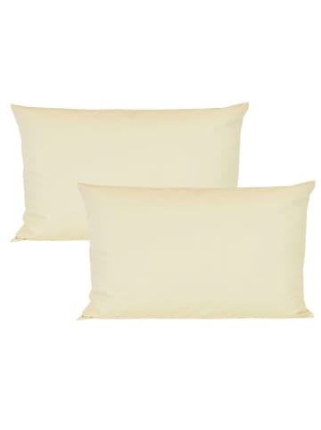 JACK 2er Set Outdoor Kissenhülle 40x60cm Uni in Beige