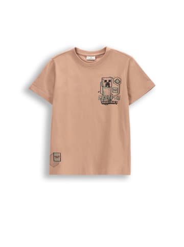 Coccodrillo T-Shirt mit kurzen Ärmeln in beige