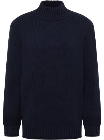 Carlo Colucci Strickpullover Doati in Navy