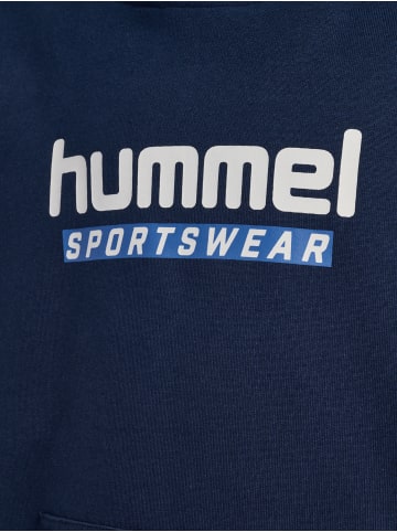 Hummel Kapuzenpullover Hmljr Logo Lebensstil Kinder in DRESS BLUES