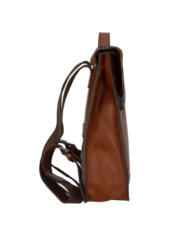 The Bridge Ettore Rucksack Leder 34 cm Laptopfach in marrone