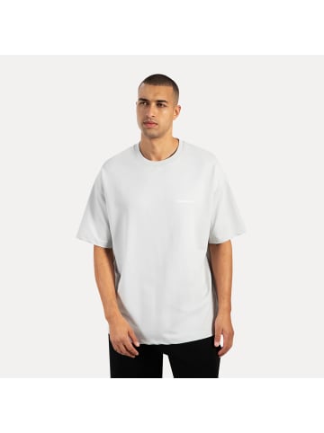 SMILODOX T-Shirt Tamio in Hellgrau