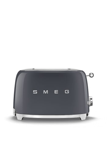 Smeg 2-Schlitz-Toaster 50's Retro Style in Anthrazit