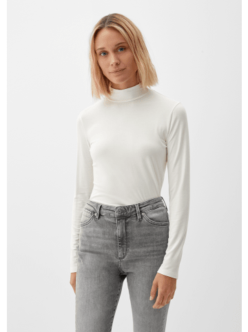 s.Oliver T-Shirt langarm in Creme