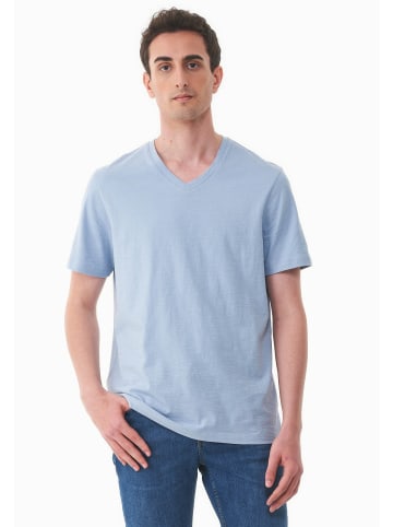 Organication T-Shirt "MCASUAL502" in Eisblau