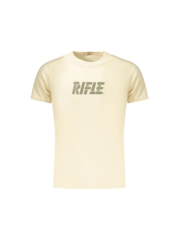 Rifle Beige Herren T-Shirt aus Baumwolle