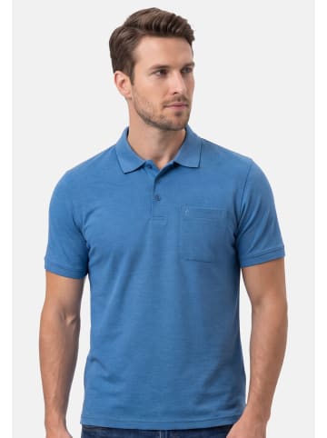Ragman Poloshirt Basic in Aqua