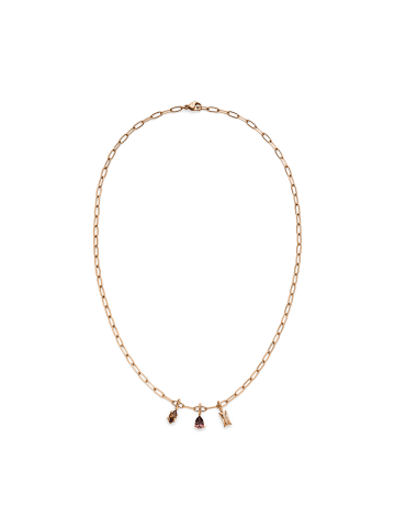 s.Oliver Kette Elegant Stones in roségold