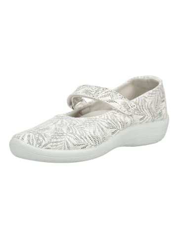 ARCOPEDICO Ballerinas in Weiß/Silber