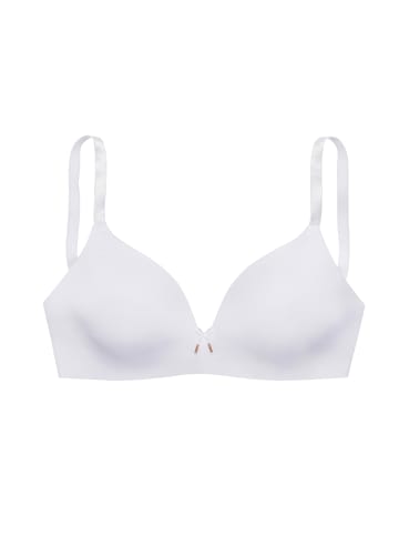LASCANA Bralette-BH in weiß-rosa