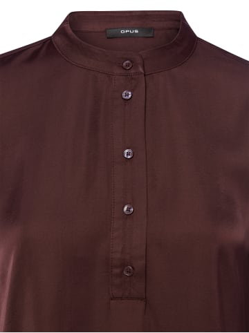 OPUS Blusenshirt Fanji in schoko - 0002