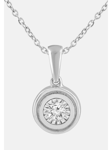 Diamant Exquis Halskette aus 375 Weißgold mit Diamant