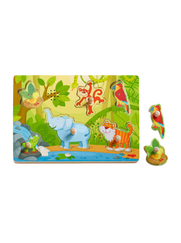 Haba Steckpuzzle Sound-Greifpuzzle Im Dschungel in mehrfarbig