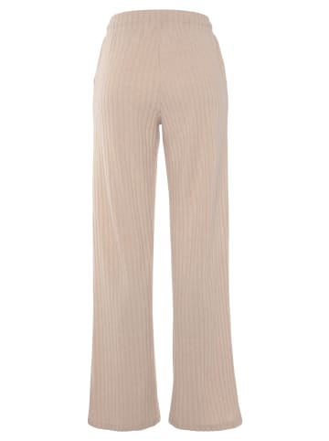 LASCANA Homewearhose in sand-meliert