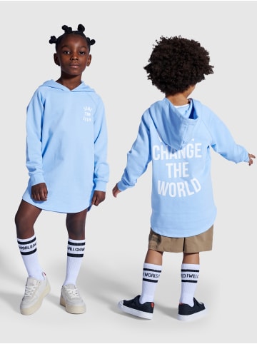 Sometime Soon Kapuzenpullover Raglanärmel Stmmontery Hoodie Kinder in SERENITY