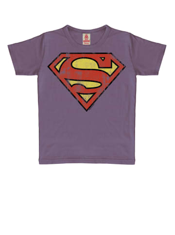 Logoshirt T-Shirt Superman in lila