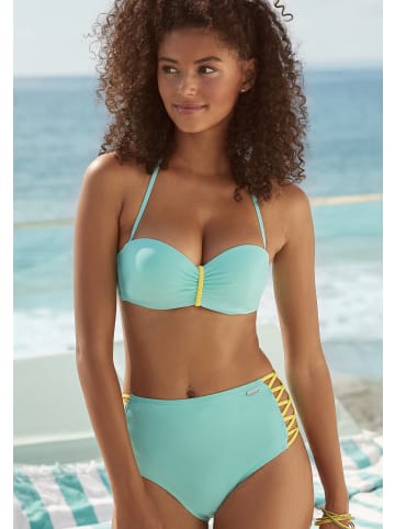 Venice Beach Bügel-Bandeau-Bikini-Top in mint