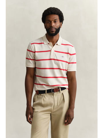 Gant Shirt in rot beige - 0002