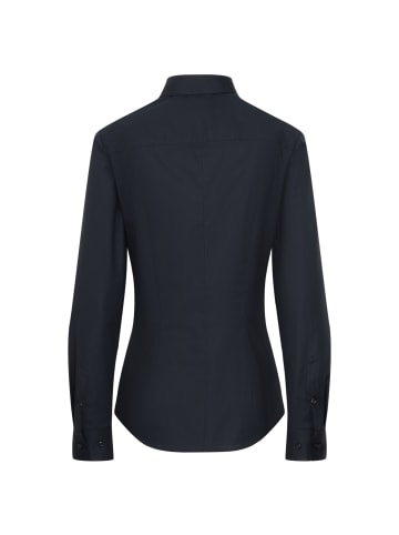 Seidensticker Hemdbluse Slim Fit in Schwarz