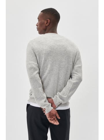 Matinique Strickpullover MAmordy Gerade Passform in Light Grey Melange