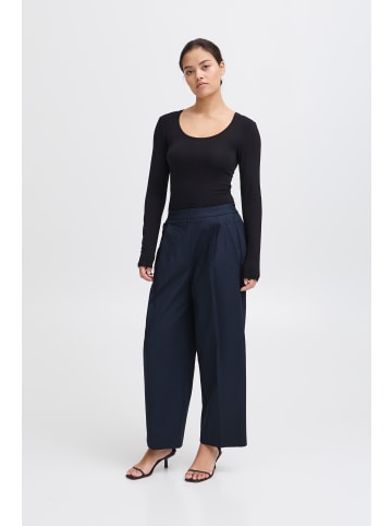 ICHI Casual Hose IHUNICA Loose fit in Total Eclipse