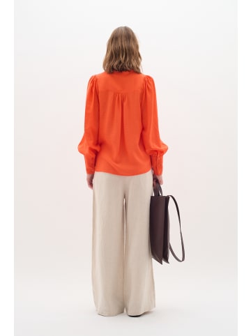 InWear Langarm - Hemd TilloIW Gerade Passform in Cherry Tomato