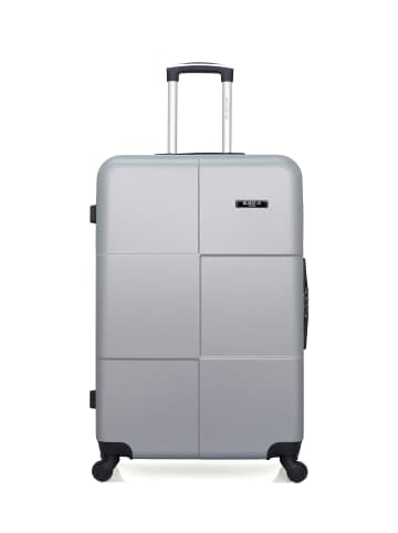 BlueStar Großer Hartschalenkoffer MIAMI in Hellgrau (95L)