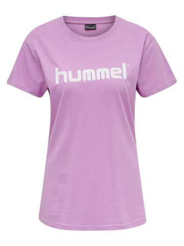 Hummel T-Shirt S/S Hmlgo Cotton Logo T-Shirt Woman S/S in ORCHID