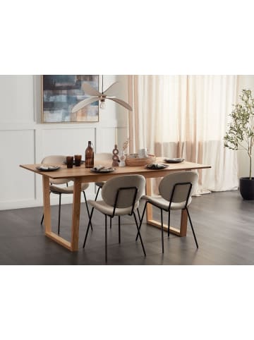 Beliani Esszimmertisch CAMDEN in Braun - (W) 95 x (H) 76 x (L) 180 cm