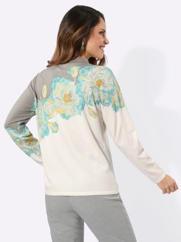 WITT WEIDEN Pullover in ecru-salbei-bedruckt