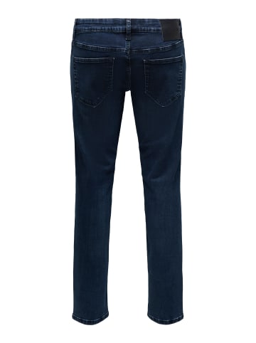ONLY & SONS Slim Fit Jeans in Blue Black Denim 1