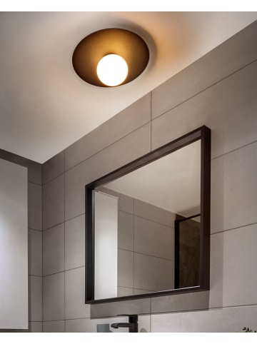 Beliani Deckenleuchten TARDES in Schwarz - (W) 36 x (H) 19 x (L) 36 cm