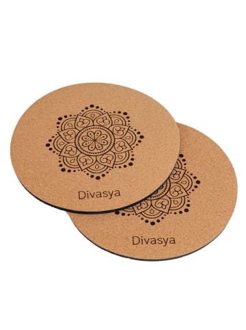 Divasya 2er-Set: Yoga-Knie-Pads Spirit Blossom - 20 cm