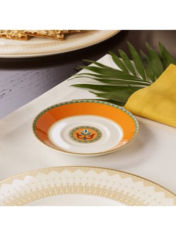 Villeroy & Boch 2er Set Espressotasse mit Untertasse Samarkand Mandarin 50 ml in bunt