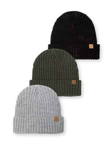 Minoti 3er. Set: Mützen 19hat23 in khaki